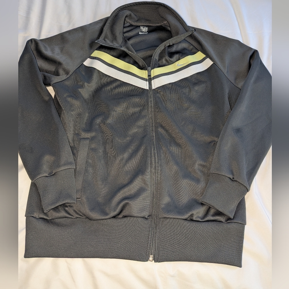 Nike Youth XL Full Zip Two Stripe Windbreaker Jacket‎